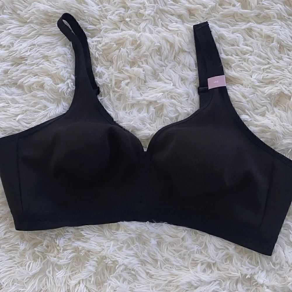 Cacique Black Full Coverage Bra 46D